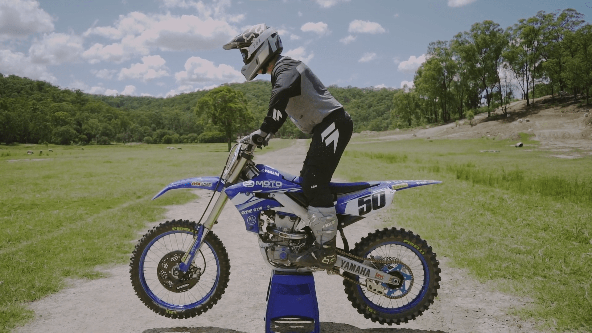 Sitting and Standing positions for dirt bikers