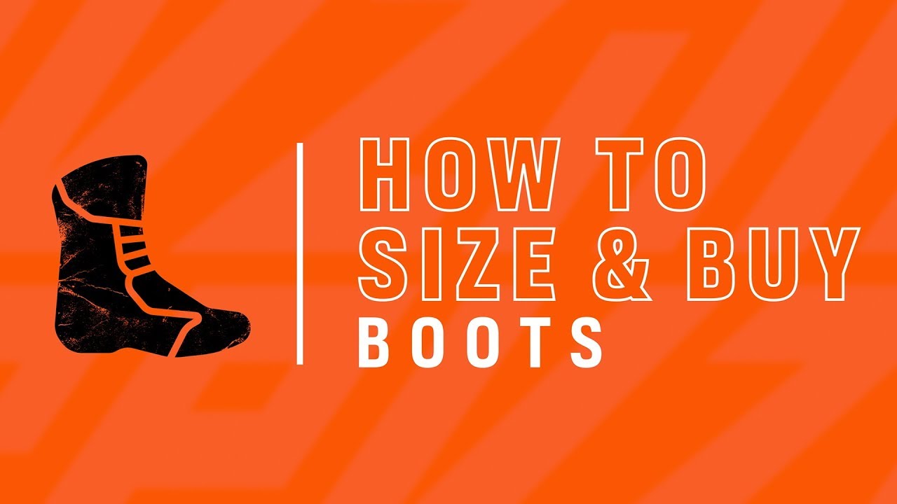 fitting and sizing of the dirt bike boots